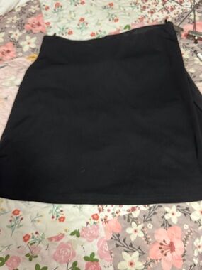 Women's Black Mini Skirt - Sleek A-Line Style